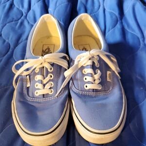 Vans Blue and White Women's Sneakers